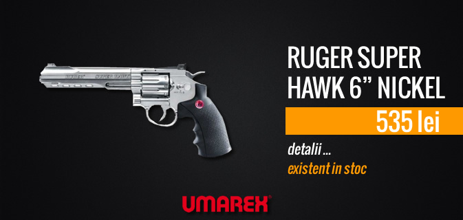 RUGER SUPER HAWK 6 NICKEL