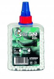 PLASTIC BALLS COMBAT ZONE( 800 PCS/BOTTLE )